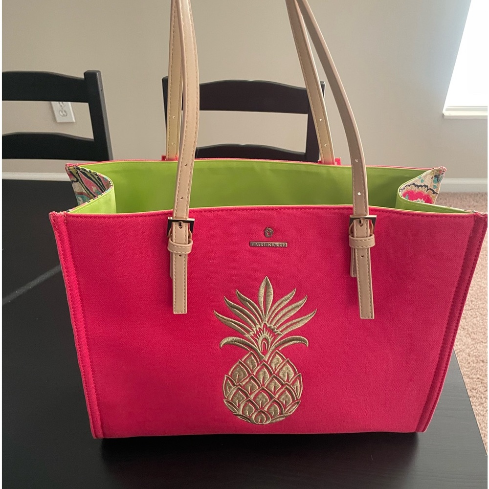 Spartina NWOT bag!!!  Pink with gold pineapple 🍍!!!